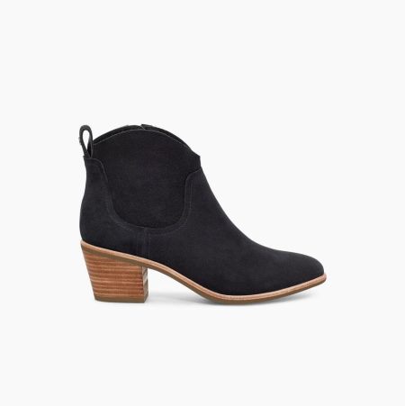 UGG Kingsburg Black Boots for Women (TDES43075)